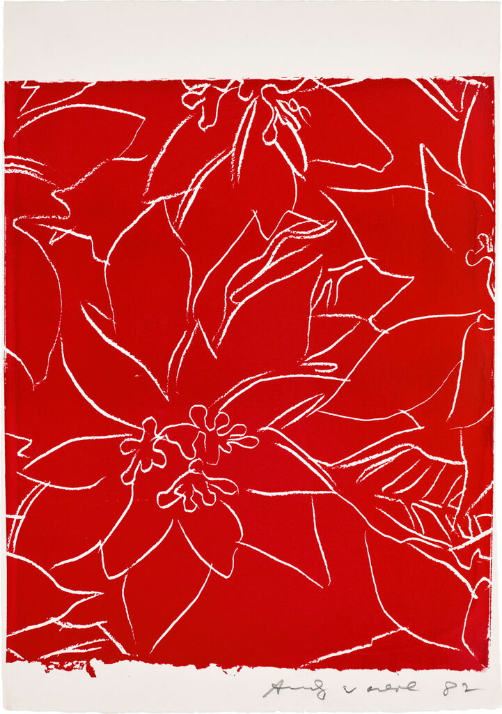 Andy Warhol - Poinsettias (F. & S. IIIA.50)