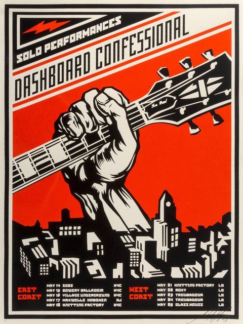 Shepard Fairey, ‘Dashboard Confessional’, 2002, Heritage Auctions