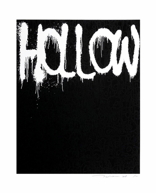 Takashi Murakami, ‘Hollow (black)’, 2018, Print, Silkscreen on paper, Fineart Oslo