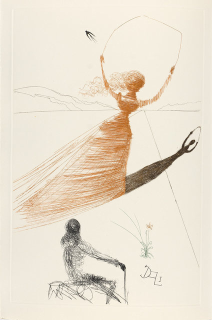 Salvador Dalí, ‘Alice's Adventures In Wonderland (Field 69-5 A-M; M./L. 321-333)’, 1969, Print, Complete set of one etching and 12 color heliogravures with woodcut remarque, on Mandeure paper, Doyle