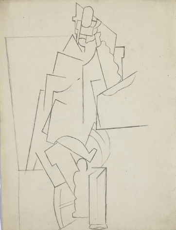 Pablo Picasso, ‘Homme Assis’, 1915, David Tunick, Inc.