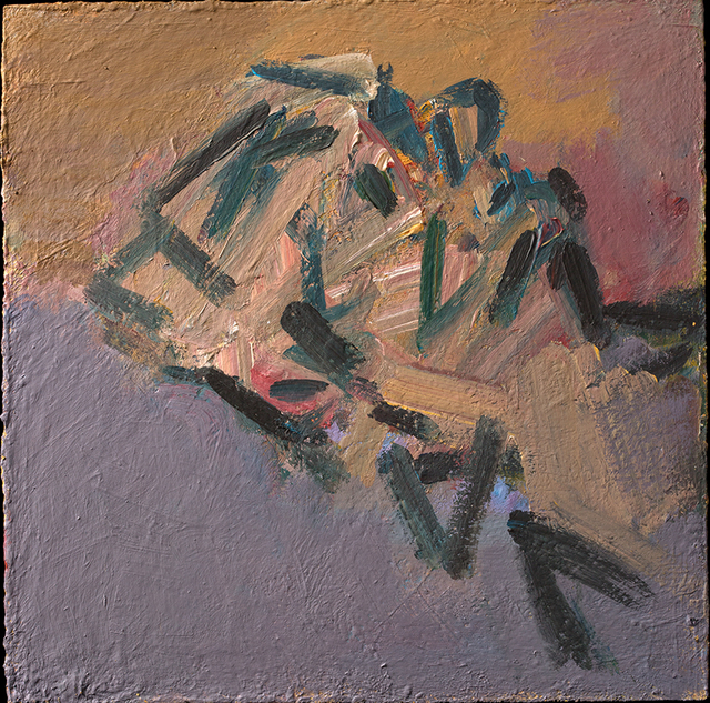 Frank Auerbach, ‘Reclining Head of Julia ’, 2018, Painting, Acrylic on board, Tanya Baxter Contemporary
