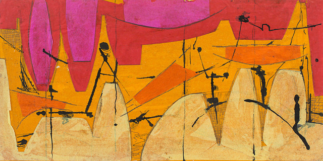 Beatrice Mandelman, ‘Untitled’, c. 1960s, Drawing, Collage or other Work on Paper, Collage on paper with ink, Rosenberg & Co.