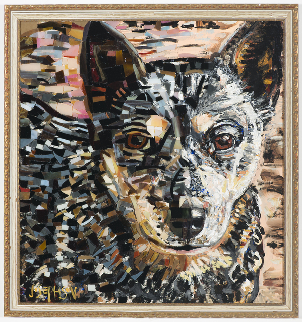 Mary Josephson, ‘One Thing Is Certain’, 2019, Painting, Oil and glass on wood, framed, Friesen Gallery