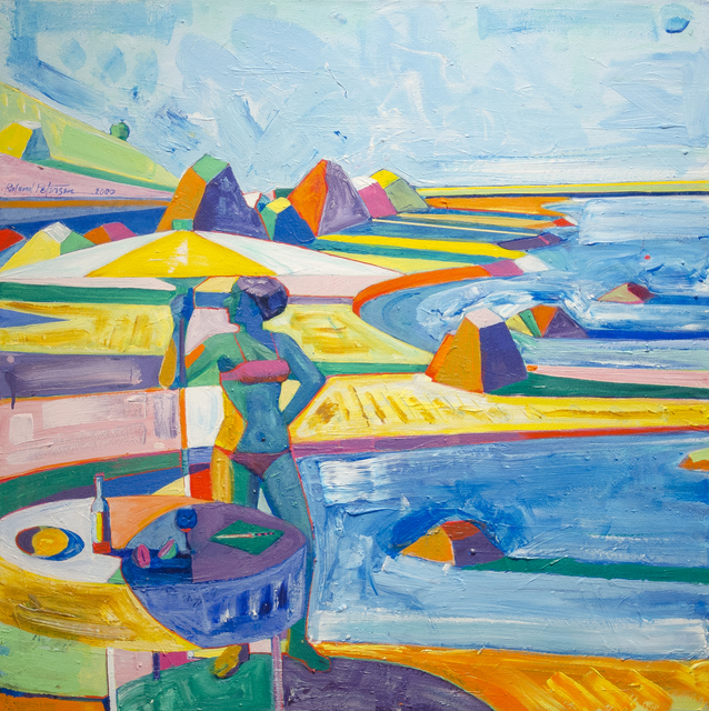 Roland Petersen, ‘To the Point a Single Cloud’, 2000, Painting, Acrylic on canvas, Studio Shop Gallery