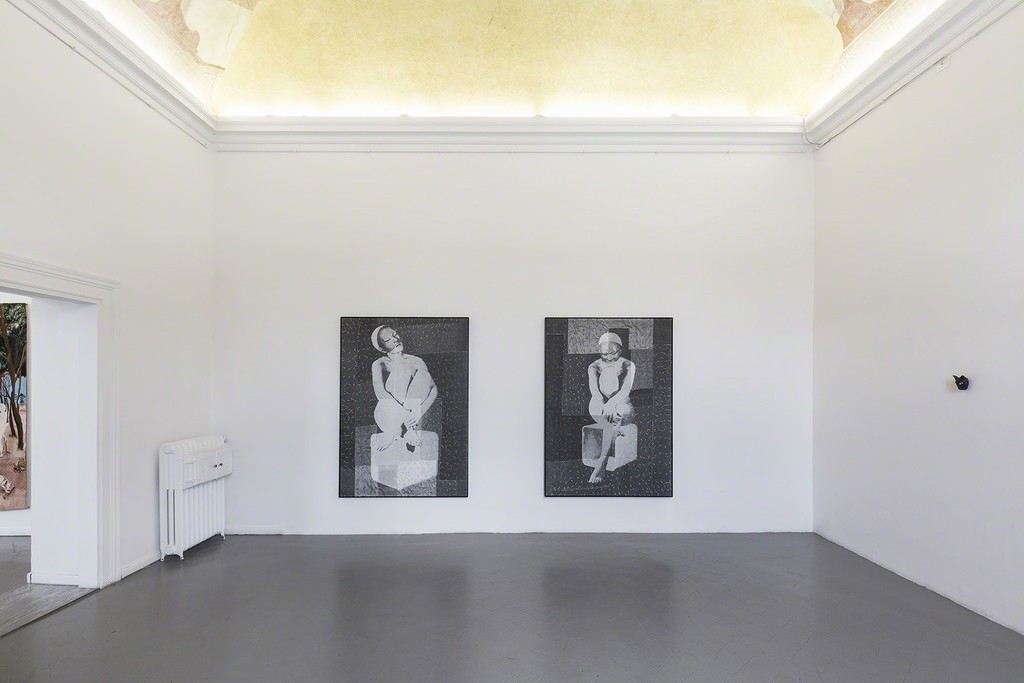 David Noonan “Untitled“ and “Untitled”, on the side Sanam Khatibi David Noonan “Untitled“ and “Untitled”, on the side Sanam Khatibi