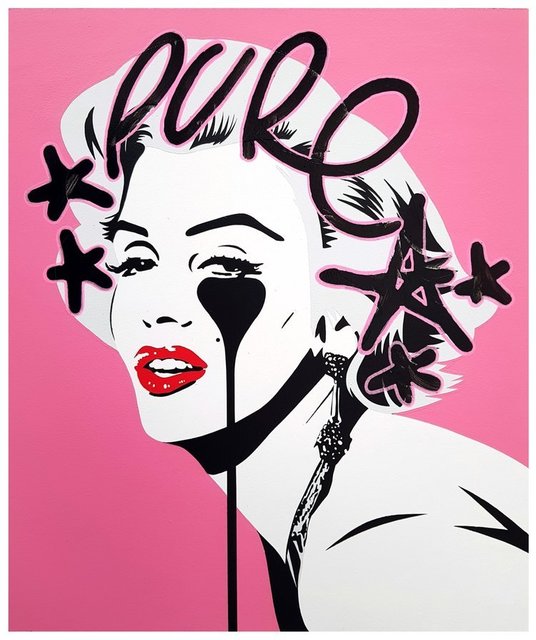 Pure Evil, ‘Marilyn Glam - Embellished #7’, 2018, A.Style