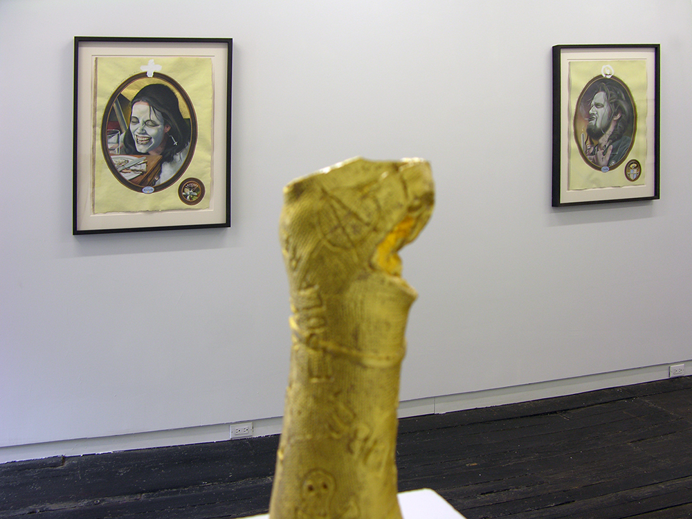 Installation view of 'Lenz' by Russell Nachman at LMAKgallery, NY Installation view of 'Lenz' by Russell Nachman at LMAKgallery, NY