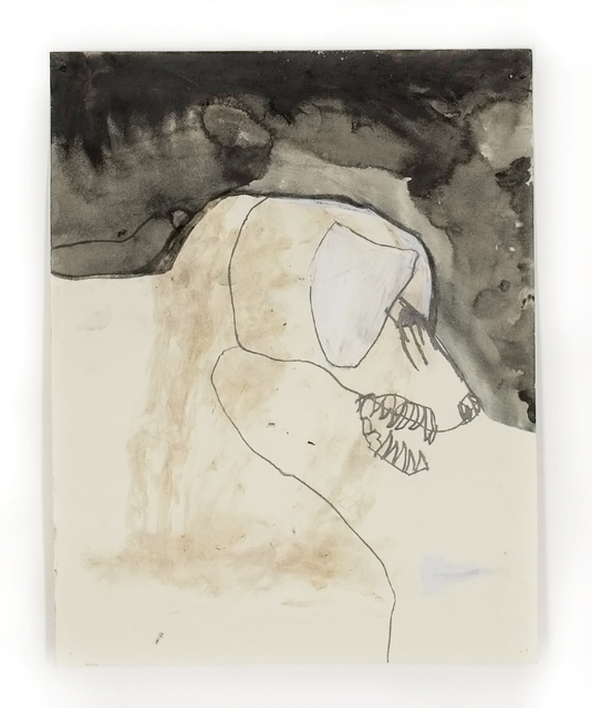 Dani Leventhal ReStack, ‘Quill isn't Staying Now’, 2017, Drawing, Collage or other Work on Paper, Charcoal, blood, graphite and ink on paper, Gaa Gallery