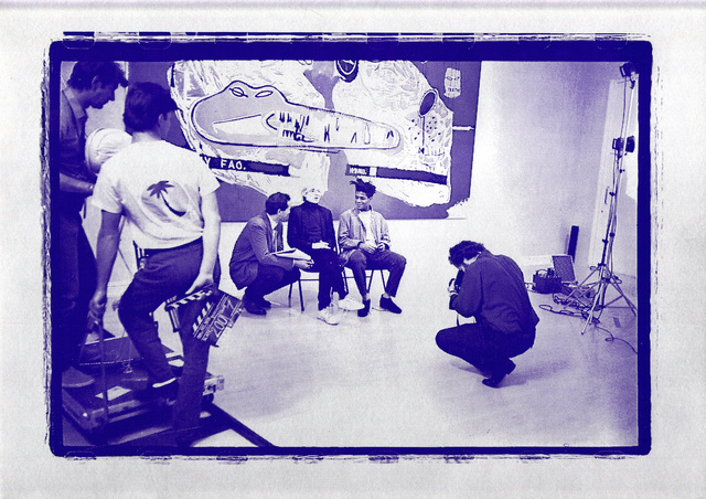 Jean-Michel Basquiat, ‘Warhol Basquiat Collaborations (vintage announcement) ’, 1988, Lot 180