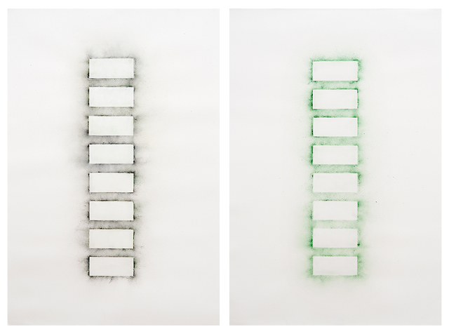 Agustina Woodgate, ‘$8.05 (Ink on paper diptych )’, 2016, Spinello Projects