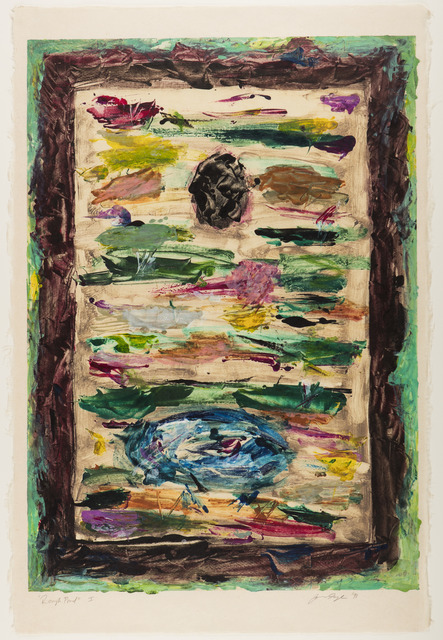 Joan Snyder, ‘Rough Pond I’, 1991, Print, Monotype, Childs Gallery