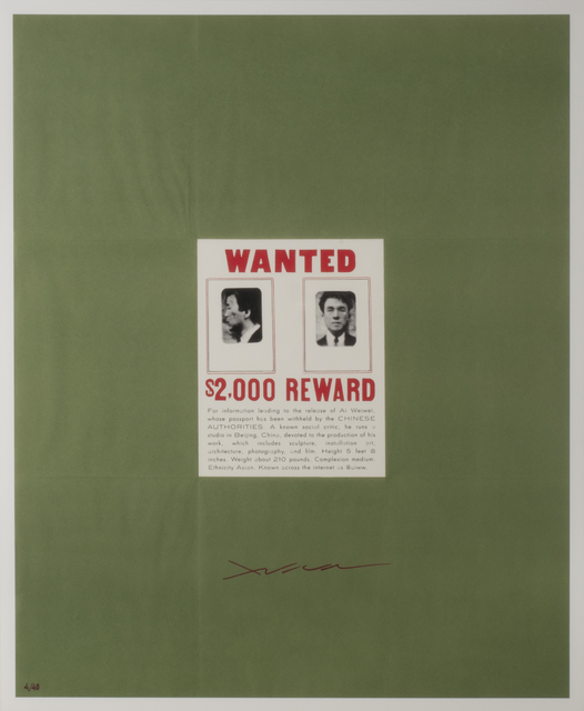 Ai Weiwei, ‘WANTED’, 2014, Thomas French Fine Art