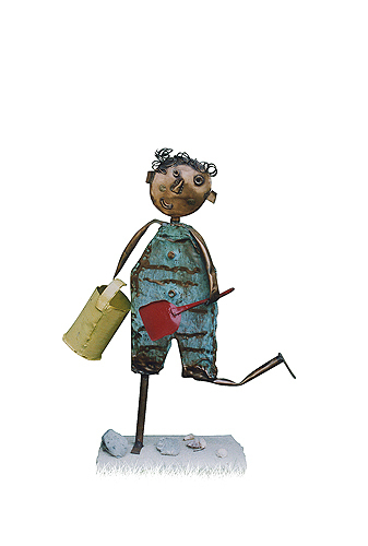 Peter Otfinoski, ‘Child at Beach with Bucket & Shovel’, 2004, David Barnett Gallery