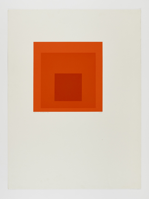 Josef Albers, ‘SP-J’, 1971, Print, Screenprint on Mohawk Superfine Bristol Paper, Cristea Roberts Gallery