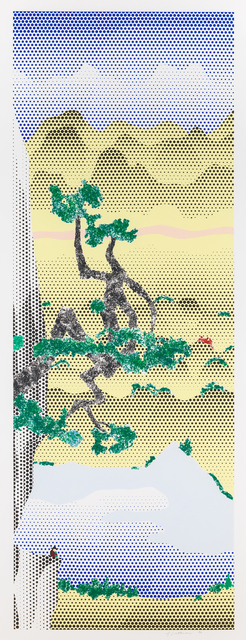 Roy Lichtenstein, ‘Landscape with Poet’, 1996, Print, Lithograph with screenprint, Susan Sheehan Gallery