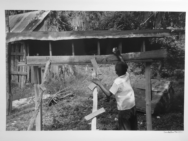 Constantine Manos, ‘Untitled, Island Boy, Daufuskie Island, South Carolina (chicken coop)’, 1952, Robert Klein Gallery