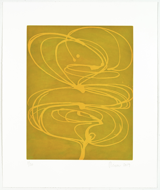 Jill Moser, ‘Gamboge’, 2019, Print, Color aquatint, Manneken Press