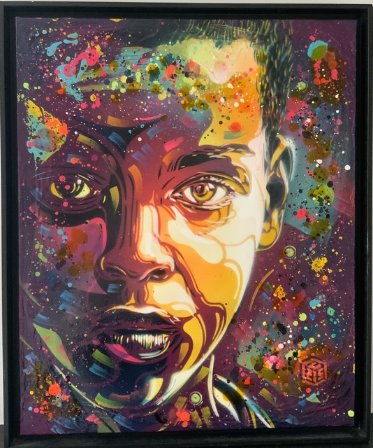 C215, ‘Golden age’, 2020, Painting, Spray paint and acrylic on canva, Galry