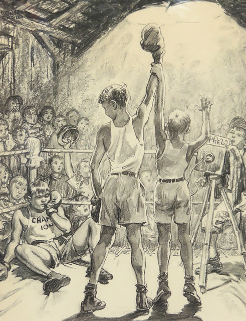 Monte Crews, ‘The Boxer’, The Illustrated Gallery