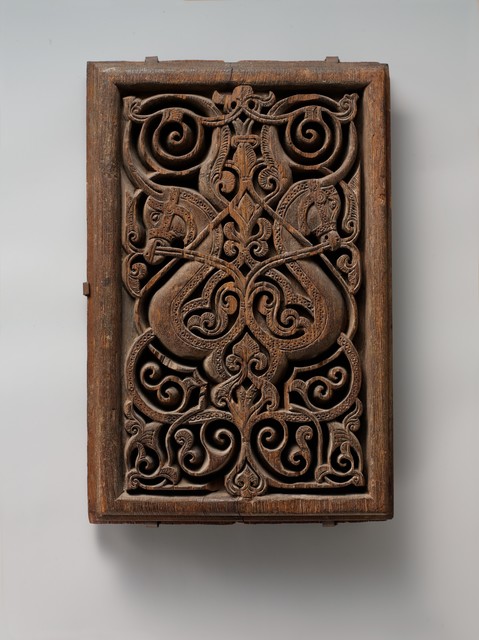 Unknown Artist, ‘Panel with Horse Heads’, 11th century, The Metropolitan Museum of Art