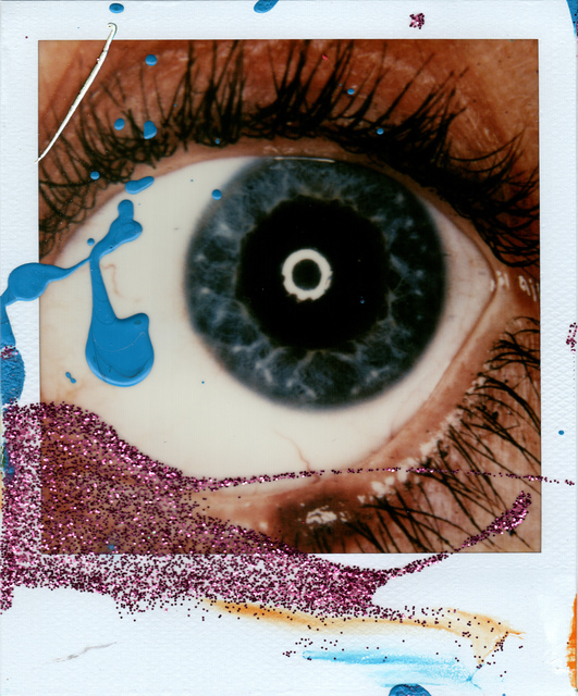 Marc Quinn, ‘Untitled’, 2009, Painting, Polaroid and oil paint & glitter, Grob Gallery