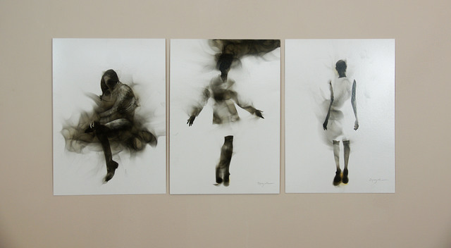 Steven Spazuk, ‘Smoky Figures 4, 5 & 6’, 2017, Adelson Galleries