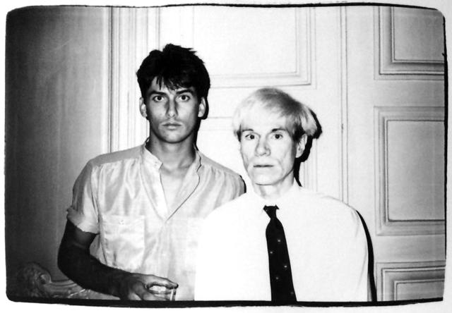 Andy Warhol, ‘Andy Warhol, Photograph with a Male Model circa 1985’, ca. 1985, Hedges Projects