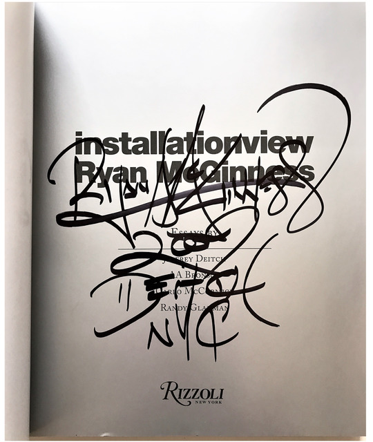 Ryan McGinness, ‘3 Items- Signed Catalog, 10 Paper Cups, Packet of flower Seeds’, 2002-2006, VINCE fine arts/ephemera