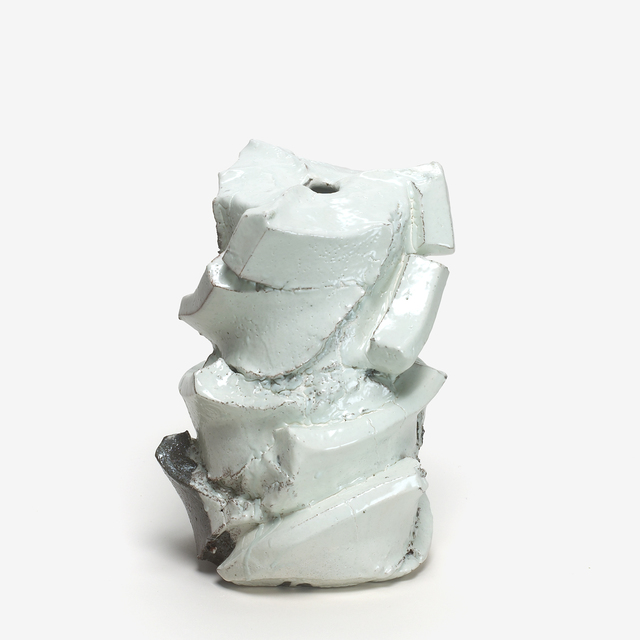 Shozo Michikawa, ‘Sculptural form - vase’, Design/Decorative Art, Stoneware with white kohiki glaze, Japan Art - Galerie Friedrich Mueller
