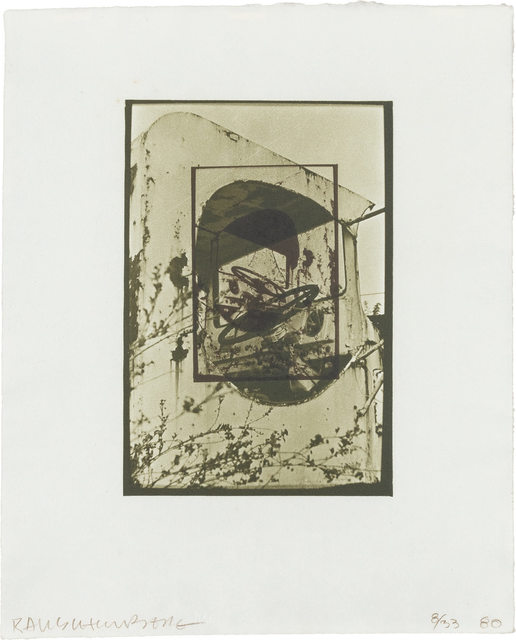 Robert Rauschenberg, ‘WHITE PENDULUM (S. 105)’, 1980, Doyle