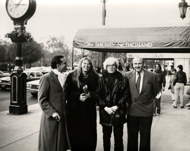 Andy Warhol, ‘Fred Hughes, Yoyo Bischofberger, Andy Warhol & Bruno Bischofberger’, ca. 1986, Hedges Projects