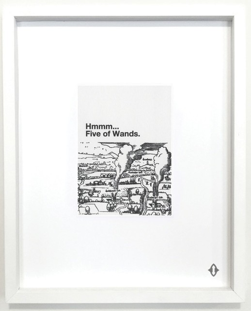 Liam Gillick, ‘FIVE OF WANDS, 2015 From the series "Contemporary Magic: A Tarot Deck Art Project" Limited Edition 5th Anniversary Print Collection’, 2015, ART CAPSUL
