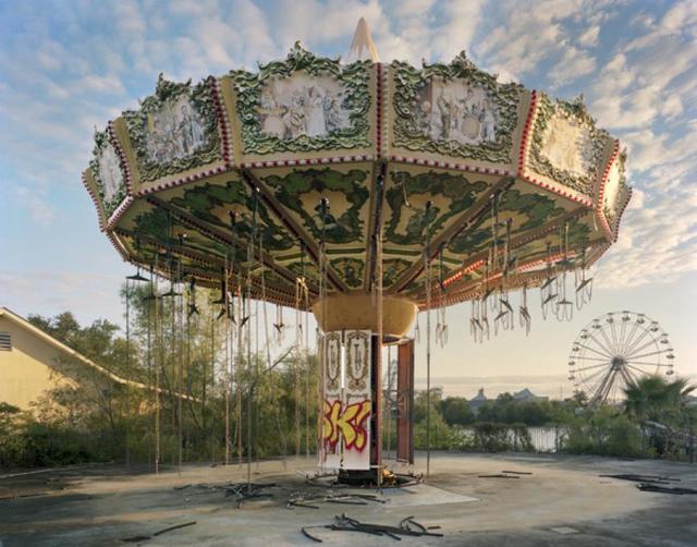 Andrew Moore, ‘Zydeco Zinger, Abandoned Six Flags Theme Park, New Orleans,’, 2012, Drawing, Collage or other Work on Paper, Chromogenic print, Alex Daniels - Reflex Amsterdam