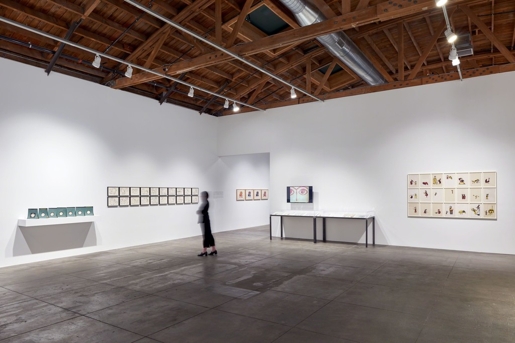 Installation view, ‘Geta Brătescu. The Leaps of Aesop,’ Hauser & Wirth Los Angeles, 17 February – 20 May 2018
© Geta Brătescu
Courtesy The Artist and Hauser & Wirth
Photo: Mario de Lopez Installation view, ‘Geta Brătescu. The Leaps of Aesop,’ Hauser & Wirth Los Angeles, 17 February – 20 May 2018
© Geta Brătescu
Courtesy The Artist and Hauser & Wirth
Photo: Mario de Lopez