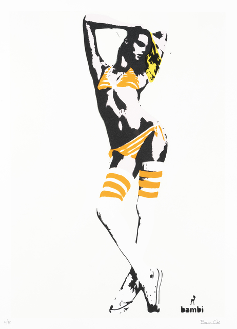 Bambi, ‘Im Too Hot For My Burka (Green)’, 2014, Print, Screen print in colours on 300 gsm Somerset paper, Tate Ward Auctions