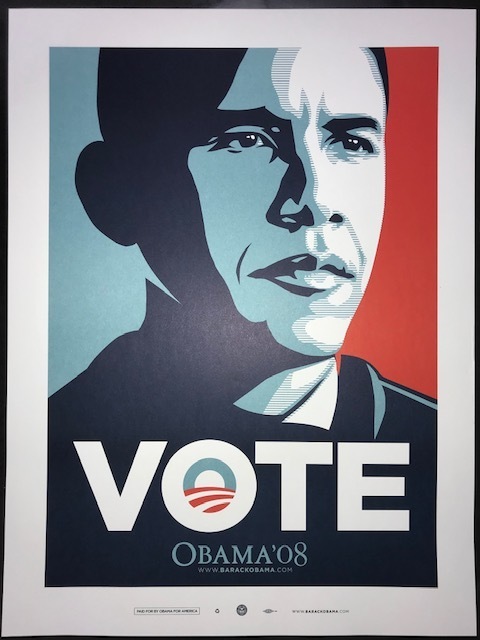 Shepard Fairey, ‘Obama "Vote" ’, 2008, Posters, Lithograph, New Union Gallery