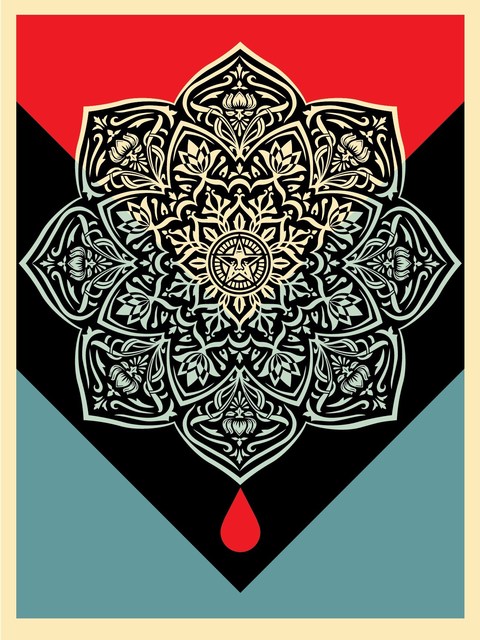 Shepard Fairey, ‘Blood Mandala’, 2017, AYNAC Gallery