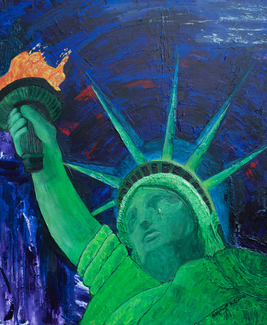 Katharine Owens, ‘Lady Liberty Crying’, 2017, Zenith Gallery