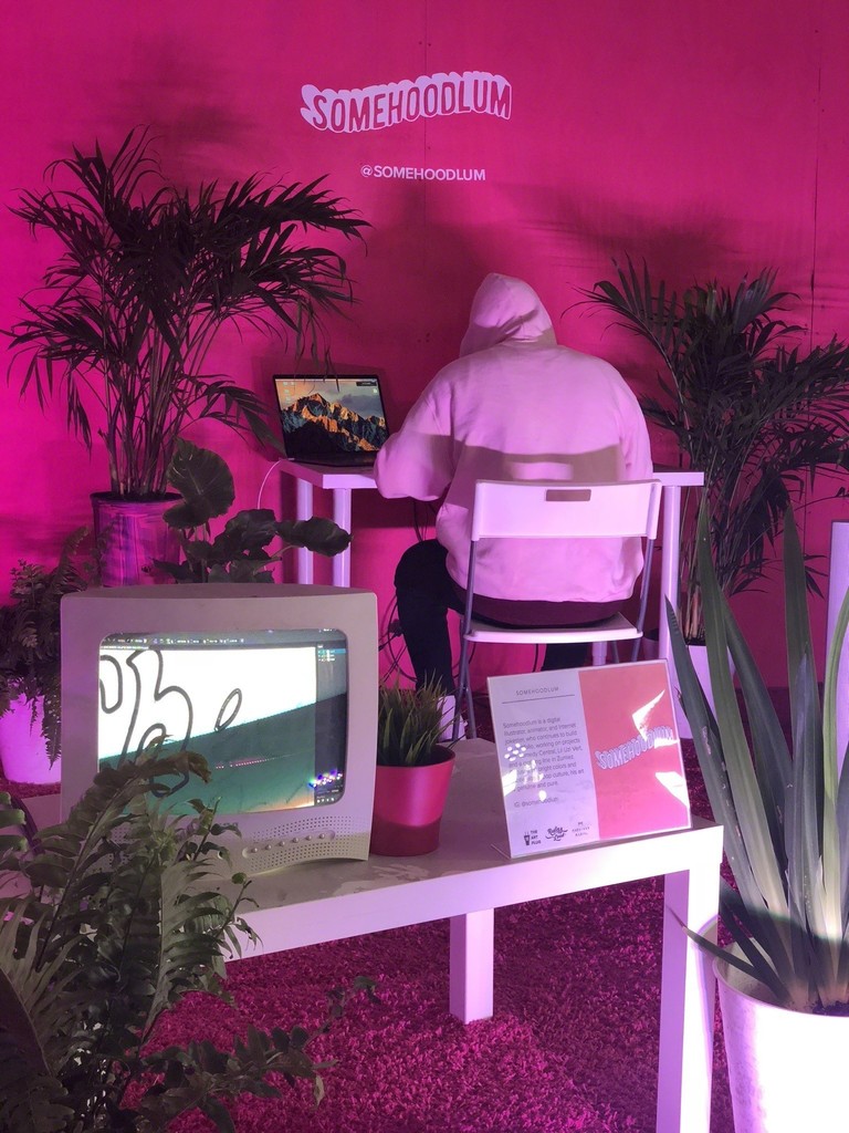 Somehoodlum's installation. Somehoodlum's installation.
