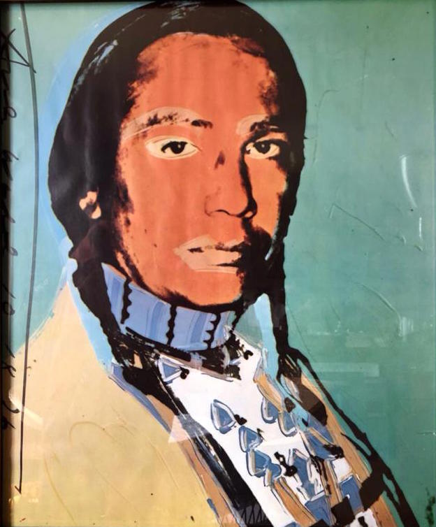 Andy Warhol
The American Indian (Russell Means), 1976 Andy Warhol
The American Indian (Russell Means), 1976