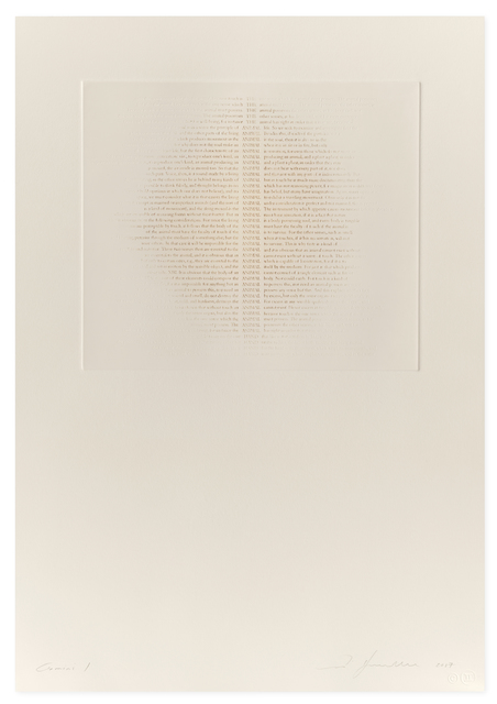 Ann Hamilton, ‘THE ANIMAL HAND’, 2017, Gemini G.E.L. at Joni Moisant Weyl
