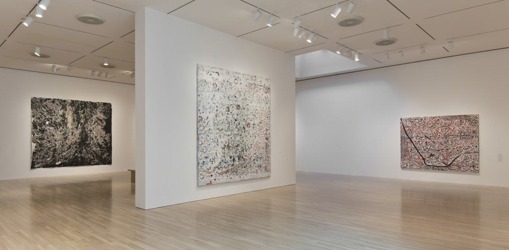 Installation view of Mark Bradford: Scorched Earth, Hammer Museum, Los Angeles, June 20–September 27, 2015. Photo by Brian Forrest Installation view of Mark Bradford: Scorched Earth, Hammer Museum, Los Angeles, June 20–September 27, 2015. Photo by Brian Forrest