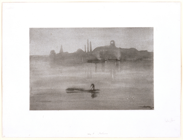 James Abbott McNeill Whistler, ‘Nocturne: The River at Battersea’, 1878, Blanton Museum of Art