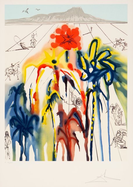 Salvador Dalí, ‘Diamond Head’, 1980, Print, Lithograph in colors on Arches paper, Heritage Auctions