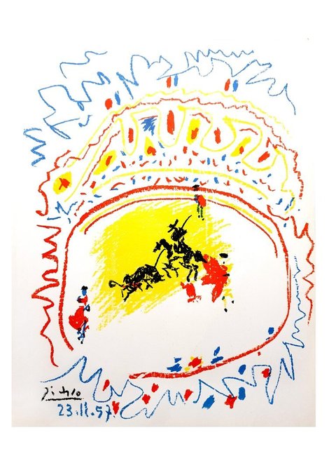 Pablo Picasso, ‘Pablo Picasso - La Petite Corrida (The Small Bullfight) - Original Lithograph’, 1958, Galerie Philia