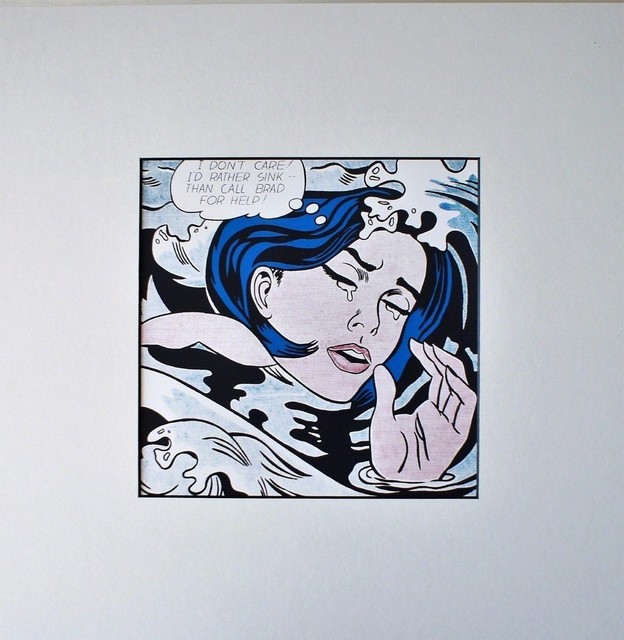 Roy Lichtenstein Drowning Girl 1963 For Art Basel 1987 Artsy 8919