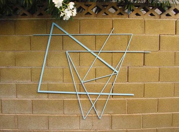 Clifford Singer, ‘Geometrical Clouds, (Blue Cloud)’, 1974, Sculpture, Welded Cold Rolled Carbon Steel with Enamel, iMuseum Vegas