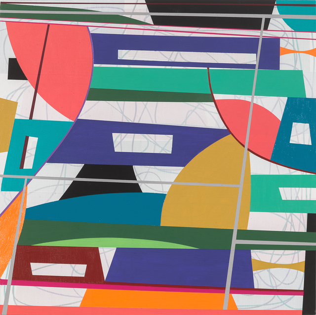 Gary Petersen, ‘Caught Between’, 2019, Painting, Acrylic and ink on wood panel, McKenzie Fine Art