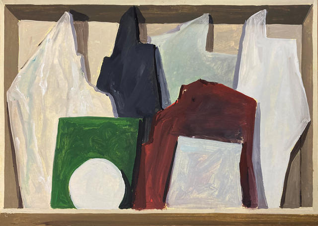 Gloria Martín Montaño, ‘Cajón de mármoles I ’, 2020, Painting, Oil on paper, Galería Silvestre